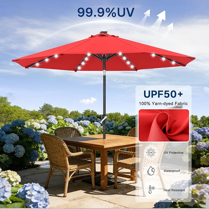 ABCCANOPY Solar Led Patio Umbrella - Image 5