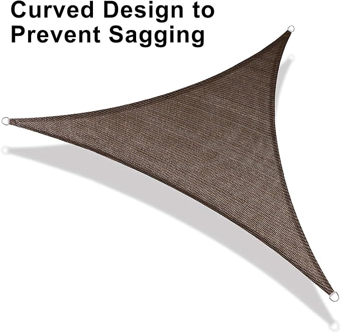 LOVE STORY Custom Size 9' x 9' x 9' Sun Shade Sail - Image 6