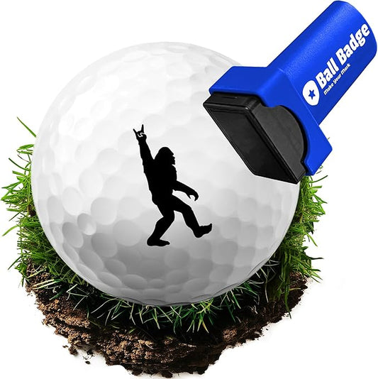 Ball Badge - Golf Ball Stamp (The Icon Series), Golf Ball Marker, Reusable Golf Ball Marking Tool to Identify Golf Balls