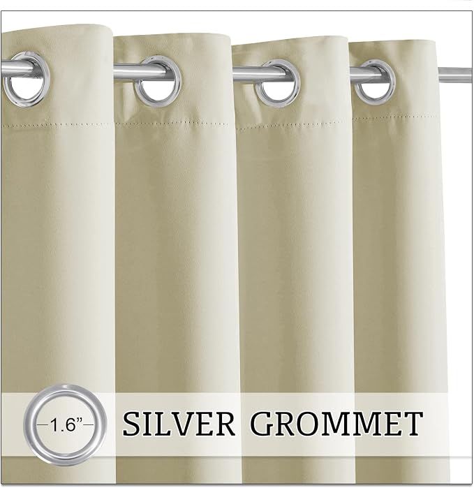 RYB HOME Extra Wide Outdoor Curtains - Image 7