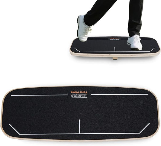 Golf Pressure Plate, Golf Weight Shift Board, Teaching Tool for Club Practice & Drills, Golf Swing Trainer, Improve Balance & Accuracy, Golf Training Aid for Increased Power & Swing Rhythm