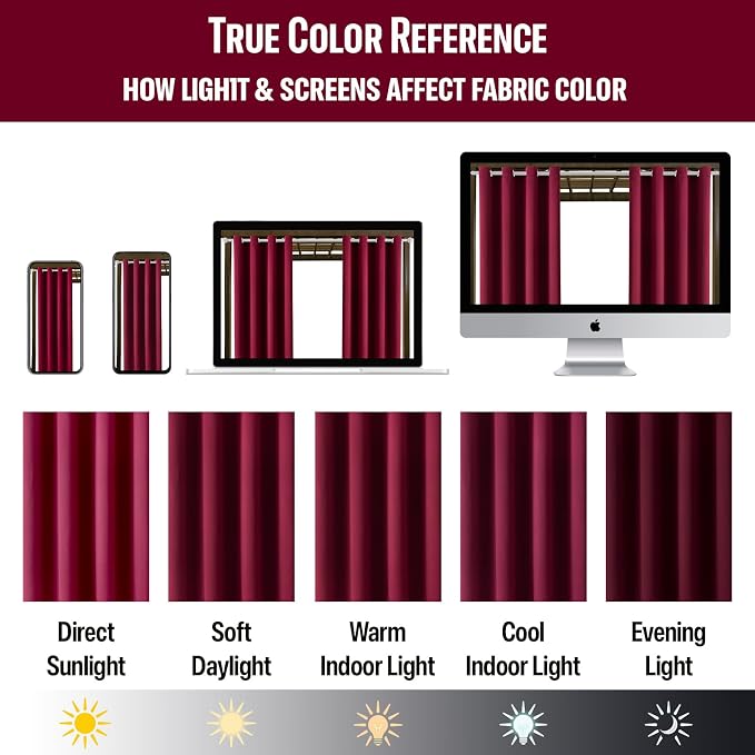 Outdoor Patio Curtain Waterproof Darkening Thermal Insulated Indoor Curtains - Image 6