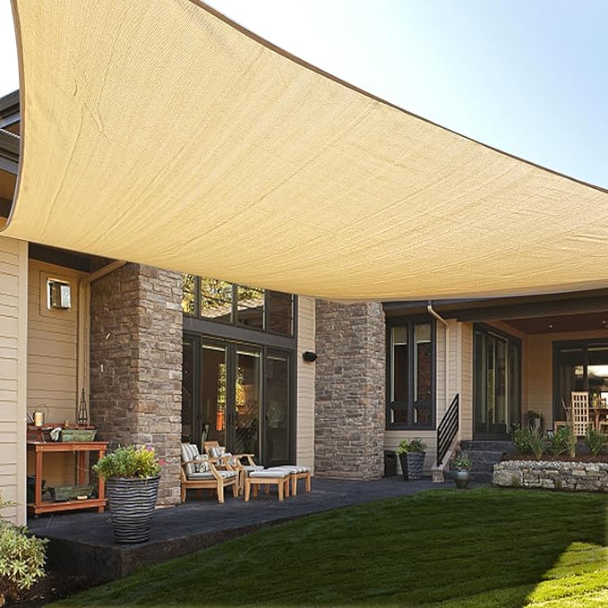 LOVE STORY Custom Size 8' x 20' Sun Shade Sail by LOVESTORY