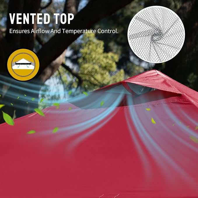 CROWN SHADES 12x12 Pop Up Canopy Tent - Image 5