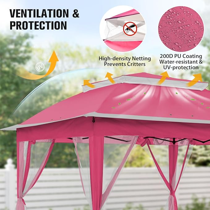 COOS BAY 11x11 Pop Up Gazebo - Image 4