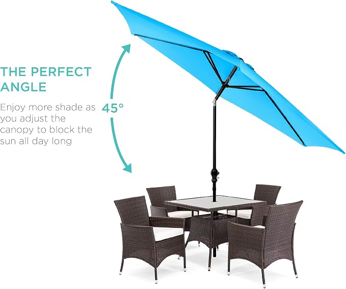 Best Choice Products 10ft Outdoor Patio Umbrella, Outdoor Table Umbrella - Image 2