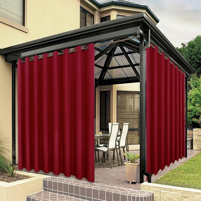 BONZER Waterproof Indoor/Outdoor Curtains by Bonzer