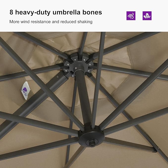 PURPLE LEAF Patio Umbrella - Image 6