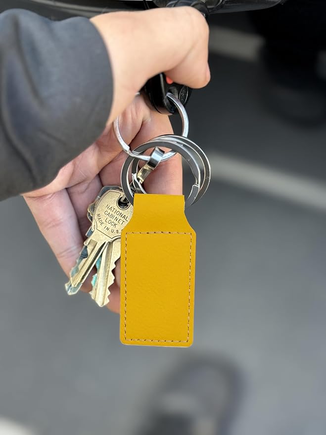 LaserGram Rectangle Keychain, Disc Golf, Personalized Engraving Included