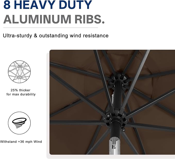 ABCCANOPY Solar Led Patio Umbrella - Image 7