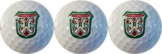 A&R Collectibles Movie Inspired Sleeve of Three Bushwood Country Club Logo White Golf Balls