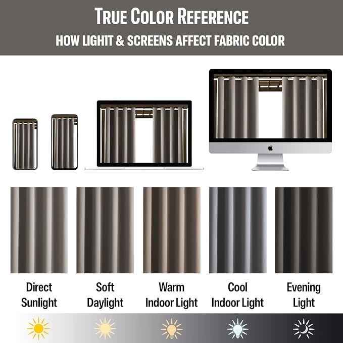 Outdoor Patio Curtain Waterproof Darkening Thermal Insulated Indoor Curtains - Image 6