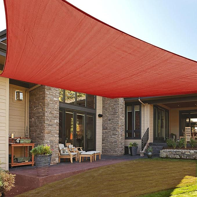 LOVE STORY Custom Size 8' x 9' Sun Shade Sail by LOVESTORY