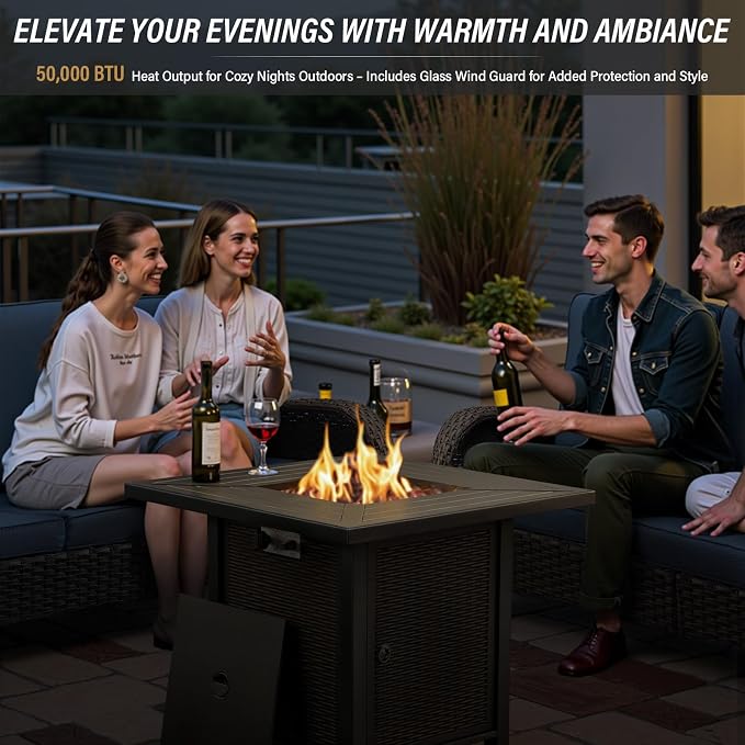 5 Piece Wicker Patio Furniture Set - Image 8
