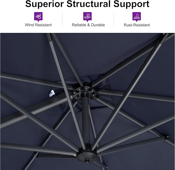 PURPLE LEAF Patio Umbrella - Image 4