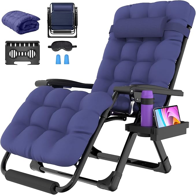 Suteck Oversized Zero Gravity Chair, 500LBS 29In XL Outdoor Recliner Chairs | by Suteck