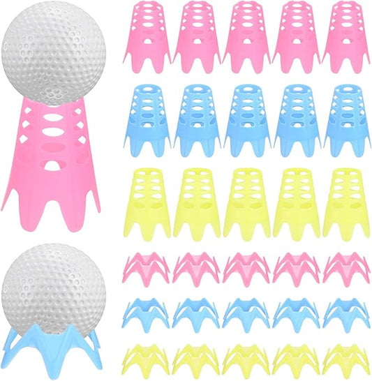 Golf Simulator Tees - Plastic Golf Tees Use for Home & Outdoor & Indoor Driving Range & Winter Turf - Pack of Mat Tees