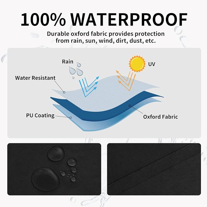 Easy-Going 100% Waterproof Outdoor Curtains 54x120 inch, Gazebo and Pergola 2 - Image 2