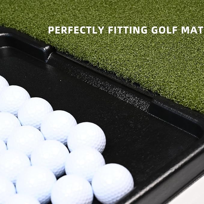 Golf Ball Tray, Weather Ready, 43x32.5x4cm, Golf Storage Organizer, Driving Range Accessory, Stable Structure, for Outdoor Backyard Driving Range Course