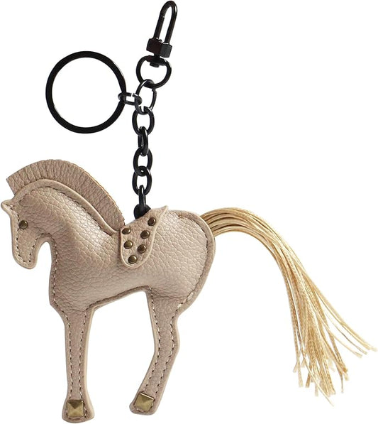 Horse Keychain, Hanging Charm Accessory for Purse, Bag and Backpacks Pony Key Chain for Women