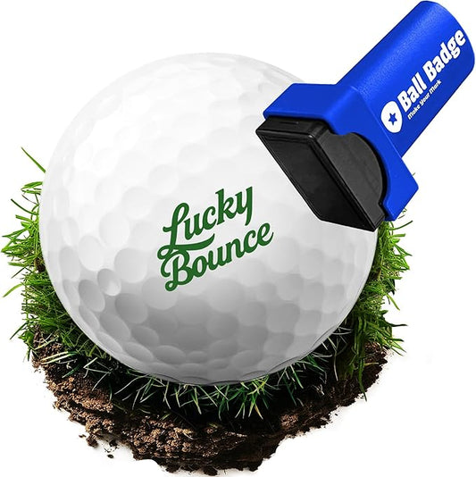 Ball Badge - Golf Ball Stamp (The Golf Series), Golf Ball Marker, Reusable Golf Ball Marking Tool to Identify Golf Balls