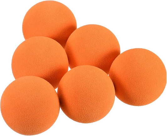 YOKIVE 20 Pcs Golf Foam Ball, Sports EVA Sponge Balls Exercise Flight Swing Practicing for Indoor Golf Training(Orange, 42-mm)