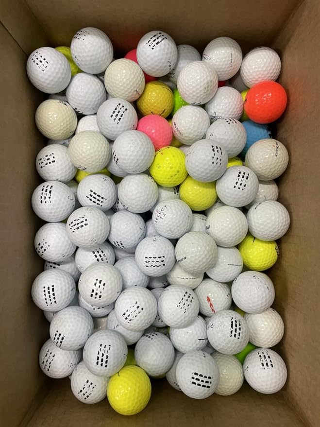 Golf Ball Planet 50 Ball Mesh Bag Hit Away Practice Used Golf Balls