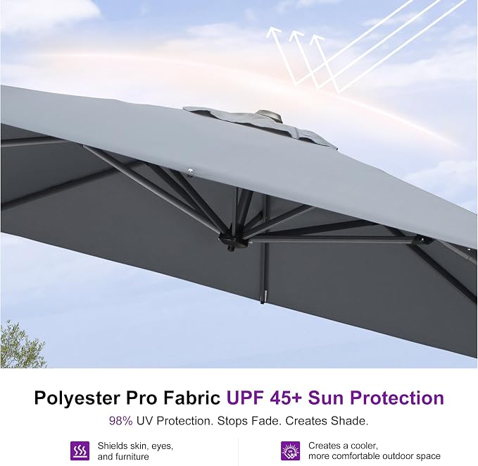 PURPLE LEAF Patio Umbrella - Image 5