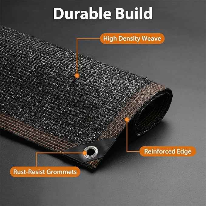 12 x 20 FT Shade Cloth for Garden, 90% Mesh Tarp - Image 3