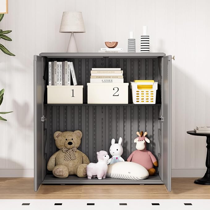 HOMSPARK Indoor/Outdoor Storage Cabinet - Image 5