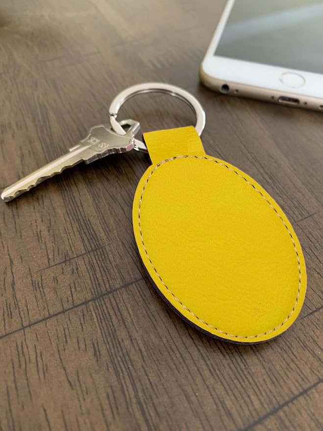 LaserGram Oval Keychain, Water Polo, Personalized Engraving Included