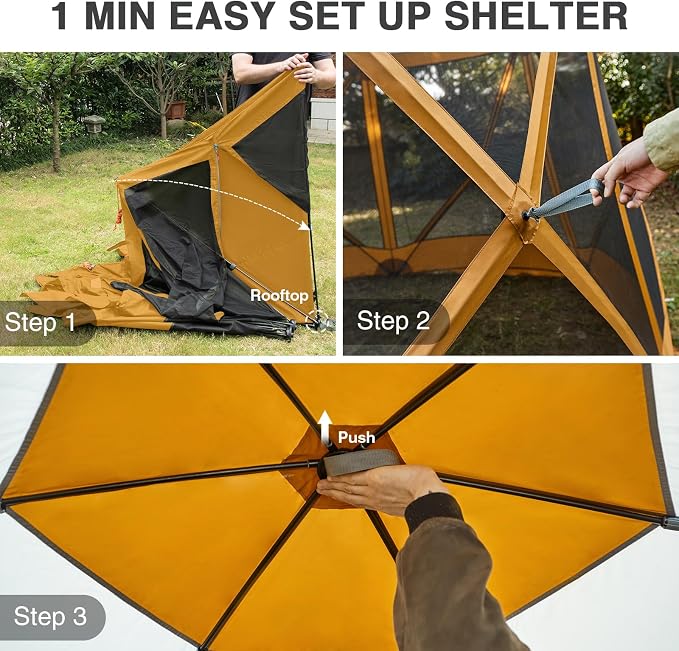 EVER ADVANCED Pop up Gazebo Tent - Image 2