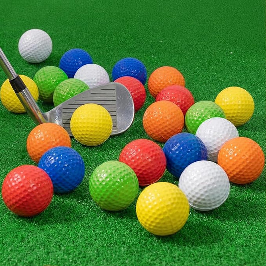 JAYA 24 Pack Foam Golf Practice Balls, Realistic Feel and Limited Flight, Soft for Indoor or Outdoor Training