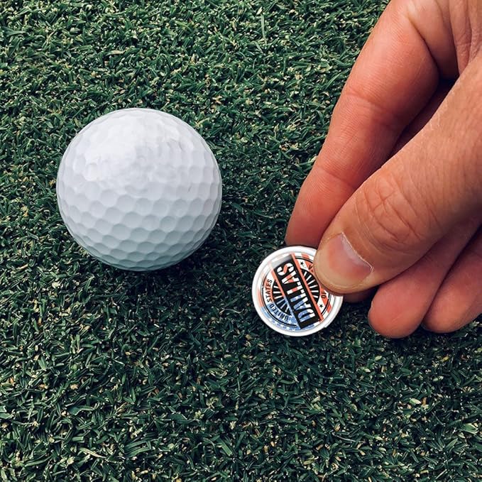 Africa Tribal Design Golf Hat Clip with Magnetic Ball Marker