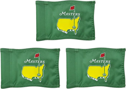Themed Golf Flag Mini, 8x6 Inch, Double-Sided Silk-Screened, Fade-Resistant 420D Nylon, Ideal for Backyard Practice Putting Green