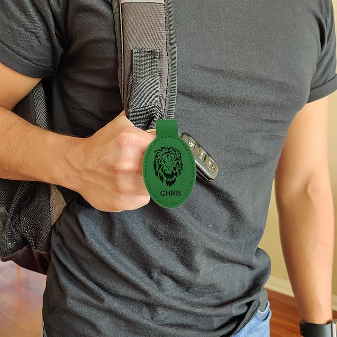 LaserGram Oval Keychain, Sunflowers, Personalized Engraving Included