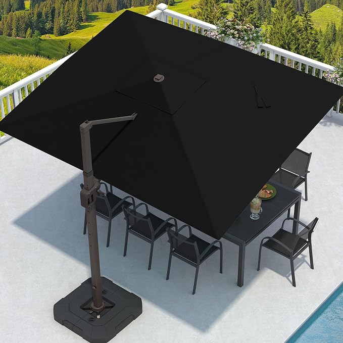 9' X 12' Cantilever Patio Outdoor Umbrella by MPLShade
