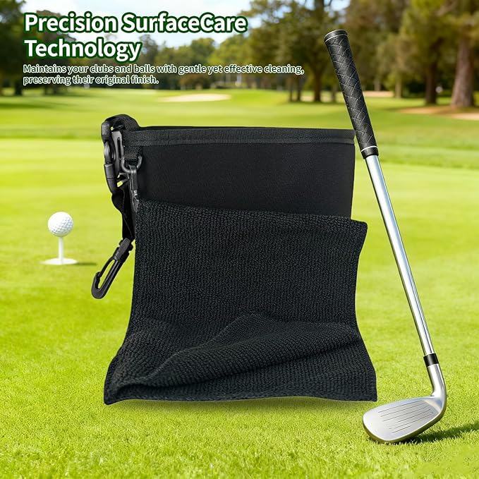 Pro Portable Club Cleaner - Waterproof Cleaning Bag for Fast On-Course Care