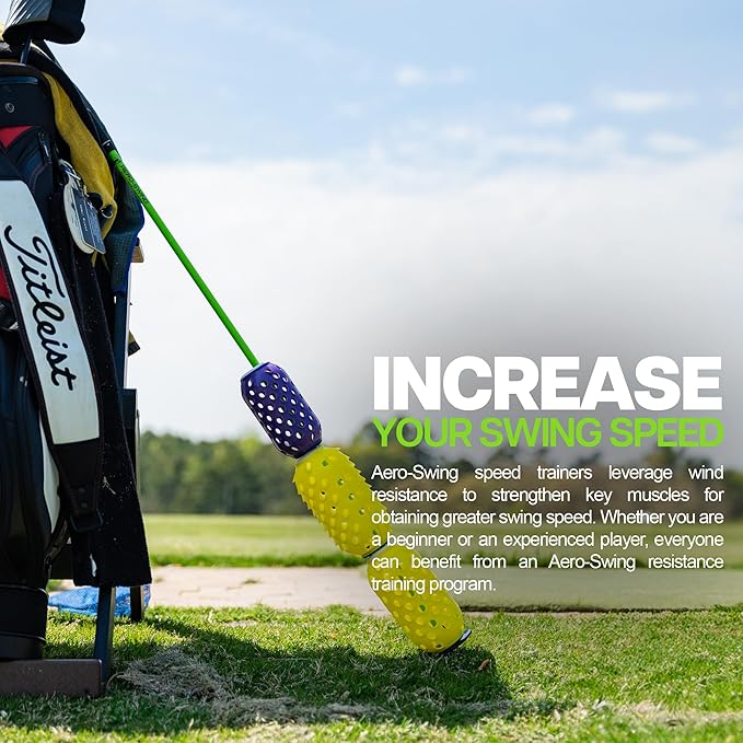 Air Resistance Pineapple Kit, Golf Training Aid, Improves Swing Speed and Accuracy, Add Pineapples to Your Existing Golf Club, Golf Training Equipment.