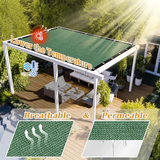 Shade&Beyond Customized Size 90% Sun Shade Cloth - Image 2