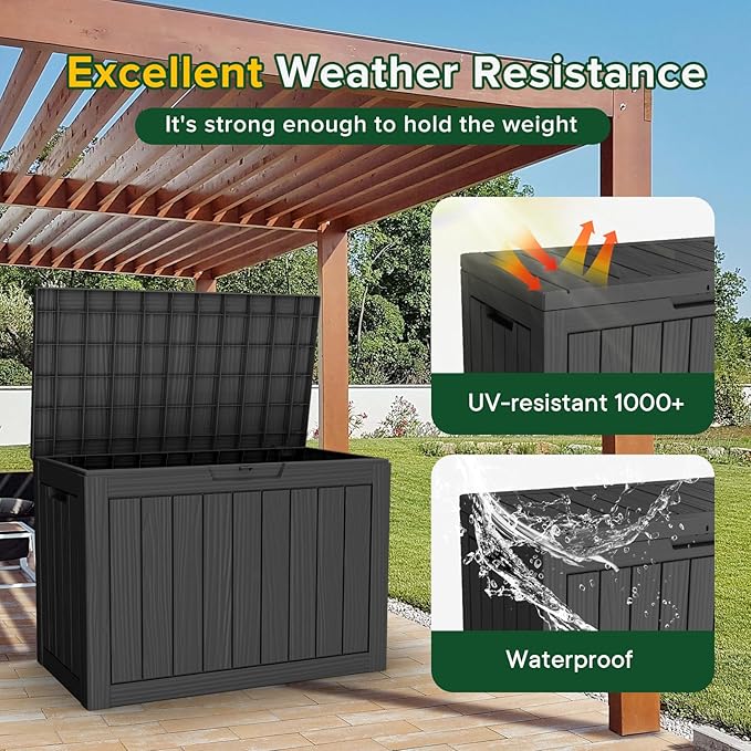 ROJIK Outdoor Storage Housing Deck Box - Image 2