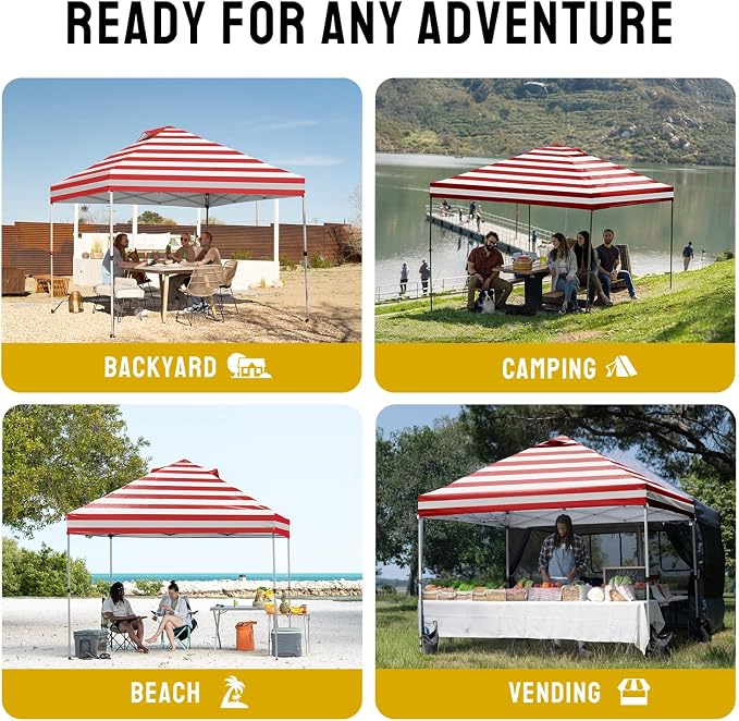 CROWN SHADES 10x10 Pop Up Canopy Tent - Image 4