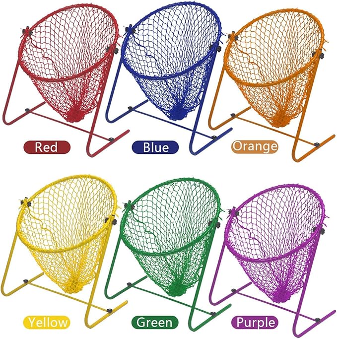 Golf Chipping Net Training Equipment Portable Accuracy and Swing Practice,Improve Short Game for Indoor/Outdoor Backyard Men