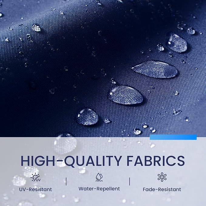 10x10 FT Outdoor Cantilever Patio Umbrella, Waterproof & UV-Protective Fabric - Image 8