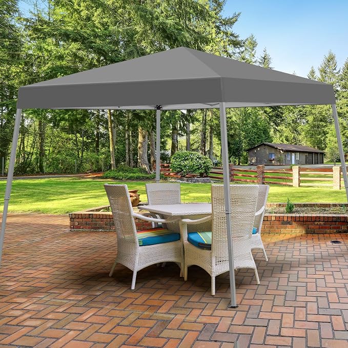 10x10FT Slant Leg Pop Up Canopy Tent, Portable Outdoor Shelter | 10x10FT Base - Image 7