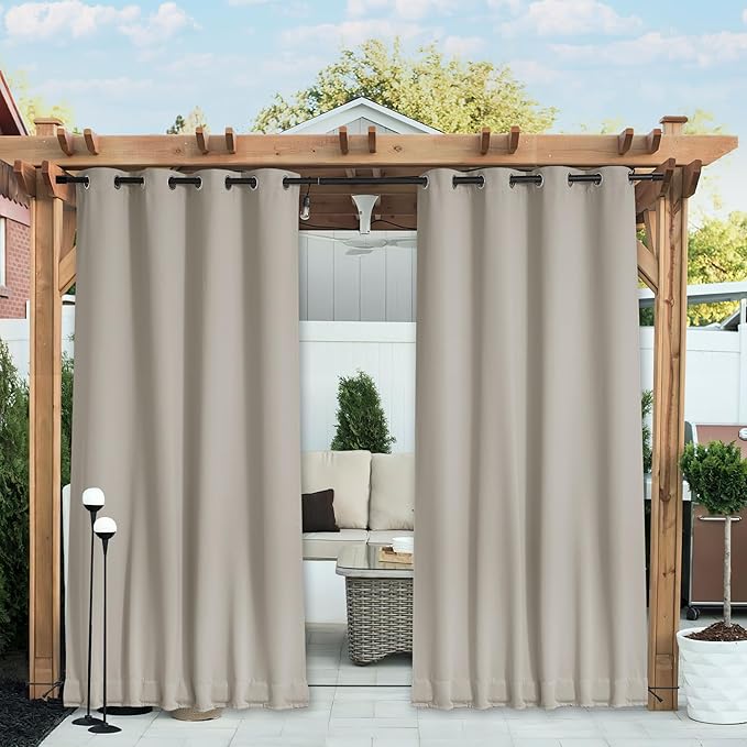 NICETOWN 2 PCs Waterproof Outdoor Curtains - Image 7