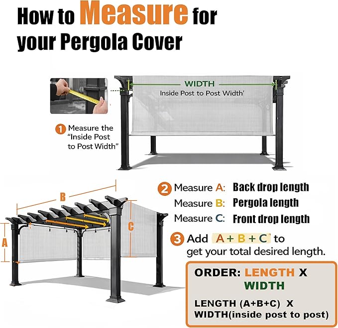 Waterproof Pergola Cover - Image 2