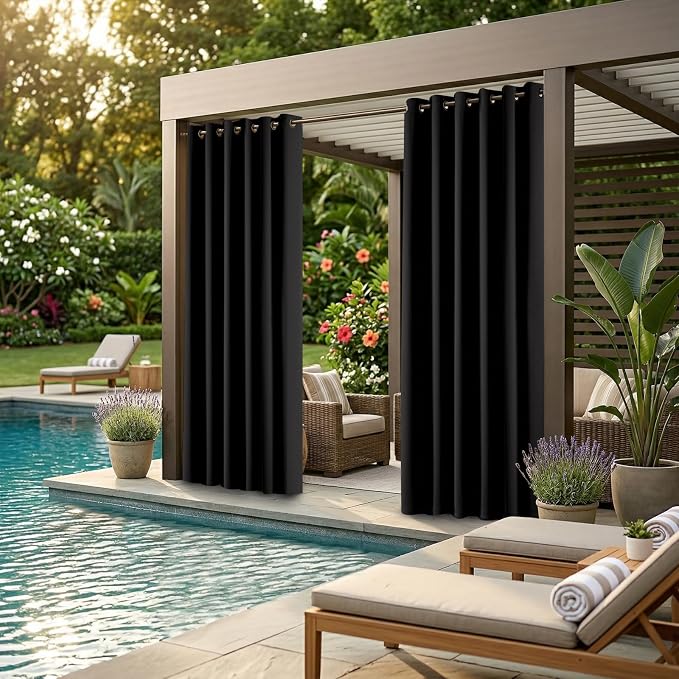 Outdoor Indoor Curtains W84 x L84 - Image 2
