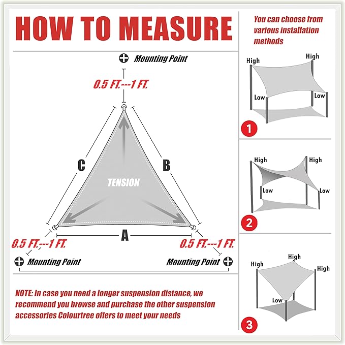 ColourTree CTSLT Custom Size Order to Make 18' x 23' x 29.2' Blue Right - Image 6