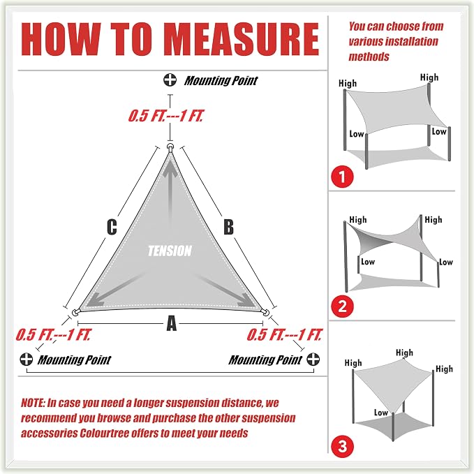 ColourTree CTSLT Custom Size Order to Make 14' x 16' x 21.3' Blue Right - Image 6
